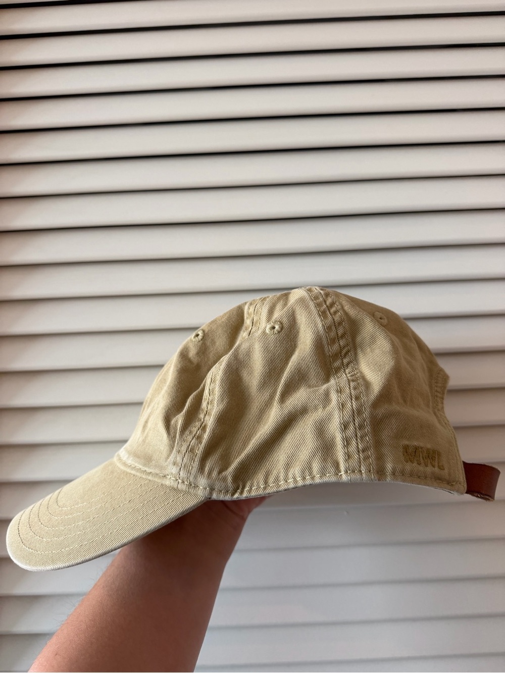 Madewell Khaki Cotton Baseball Cap - Casual Everyday Hat